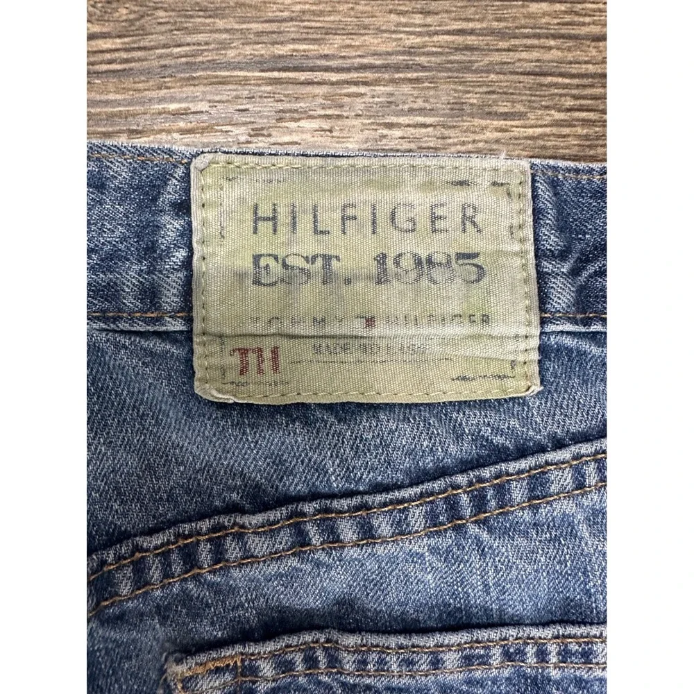 Vintage‎ Tommy Hilfiger Custom Straight Mens Blue Denim Jeans 34x30 Medium Wash